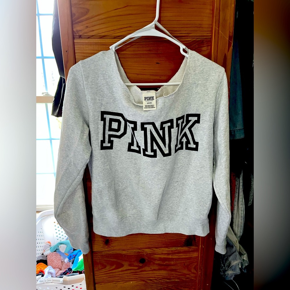 Off shoulder pink Victoria secret